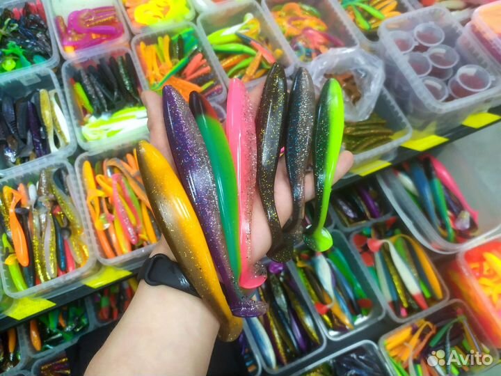 Большие силиконовые приманки