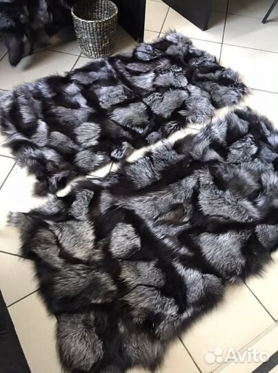 Полотна из меха лисы