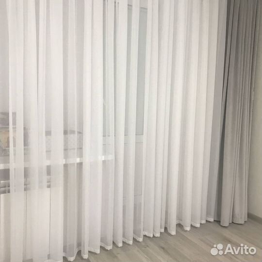 Тюль(батист белый)новый