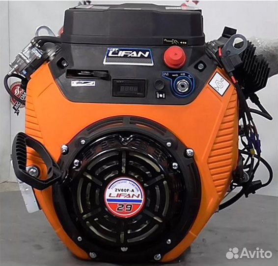 Двигатель бензиновый lifan 2V80F-A 20A (29 л.с.)