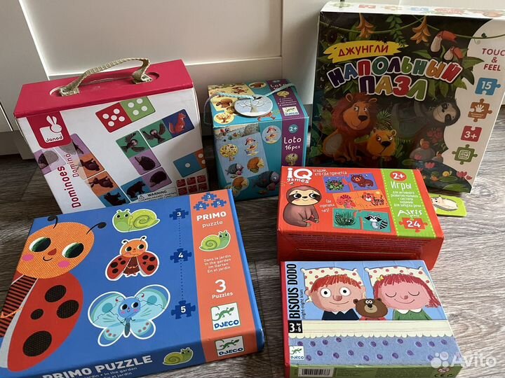 Развивающие игрушки пакетом