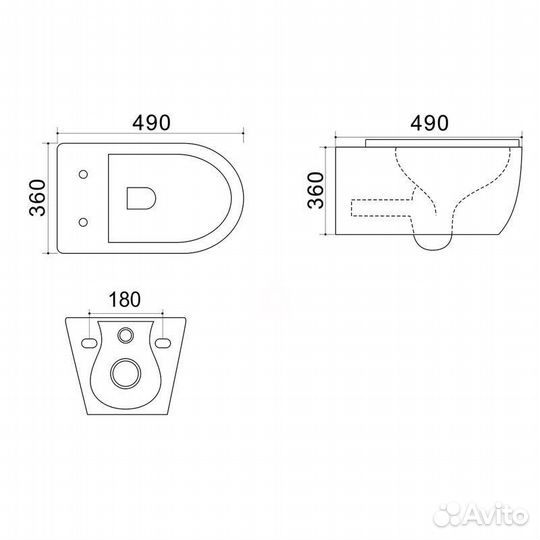 Сет azario инсталляция с панелью смыва + унитаз Ge