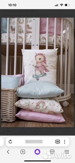 Постельное белье, комплект в кроватку