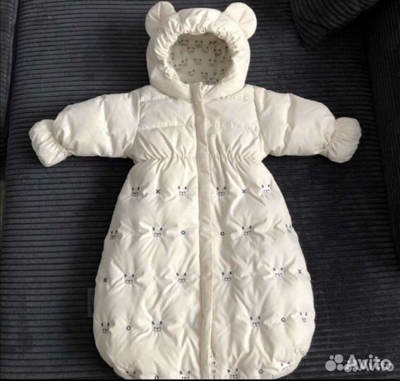 Конверт на выписку для девочки зима