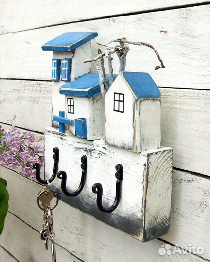 Ключница настенная из дерева