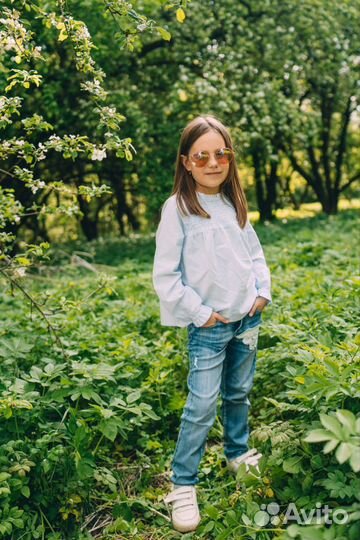 Пакет фирменных вещей на девочку 7-8 лет