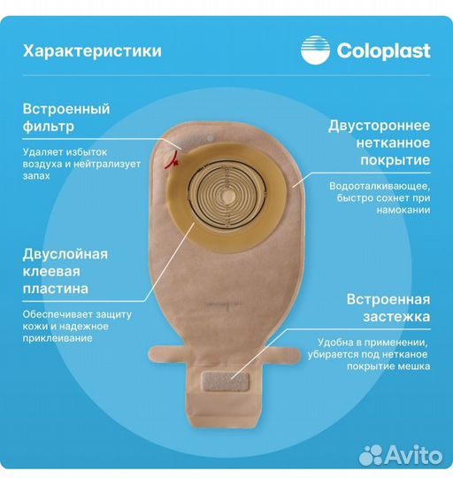 Калоприемники колопласт 17500 + косметика