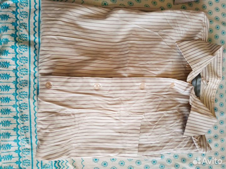 Рубашка мужская с длинным рукавом 50 размер