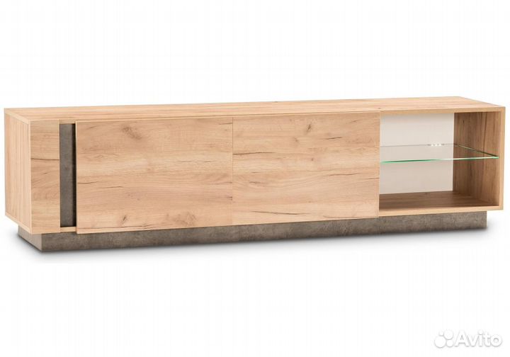 Тв-тумбы Арчи 10.86 дуб золотой craft - камень тем