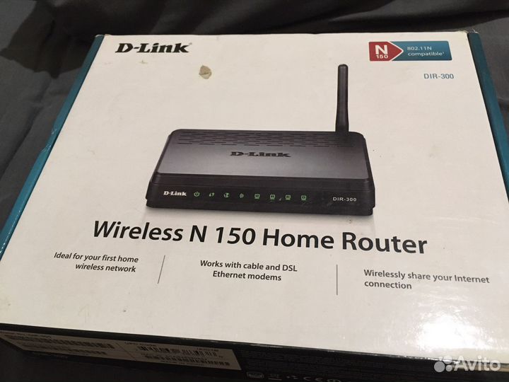 Wi-Fi роутер D-Link DIR-300 N 150