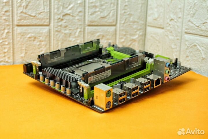 Материнская плата X79 Xeon E5 2650v2 16Gb