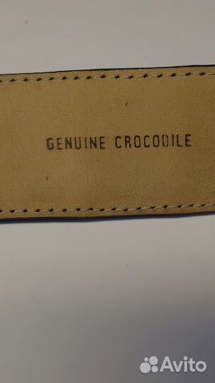 Erreghe ремень крокодил мужской Оригинал Италия