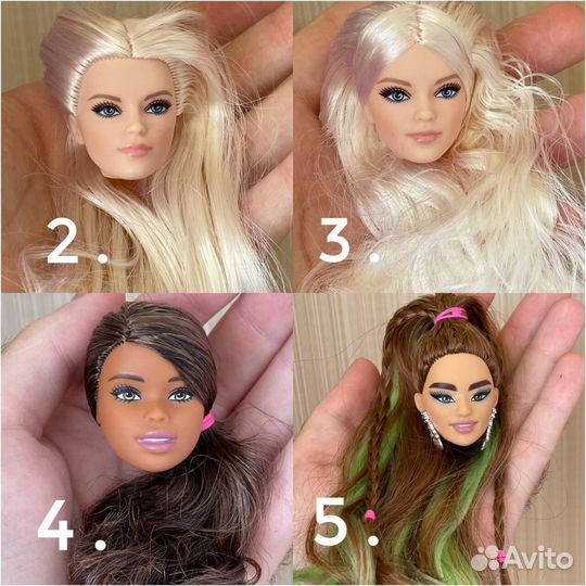 Barbie Барби головы