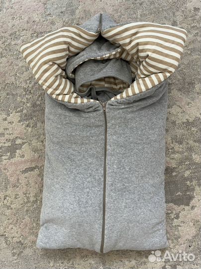 Конверт одеяло на выписку зима