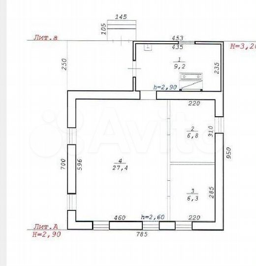 Дом 49,7 м² на участке 5,4 сот.