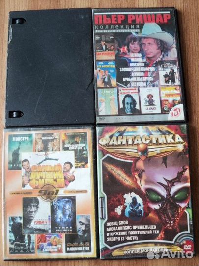 DVD диски с фильмами 40 шт