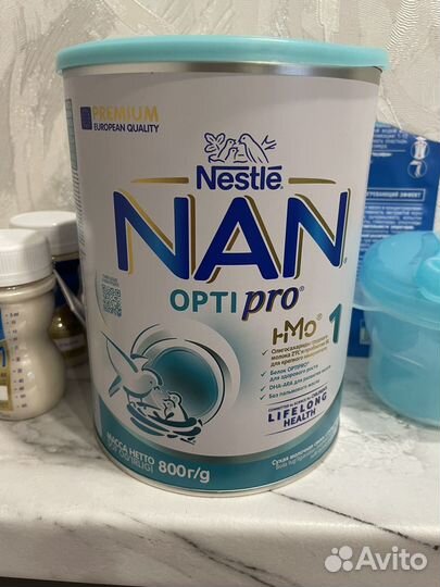 Детское питание смесь нан