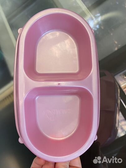 Миска двойная для кошек б/у