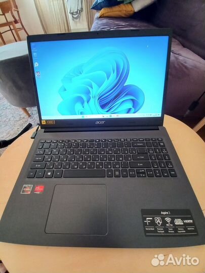 Мощный ноутбук Acer +8 Ram/512 SSD