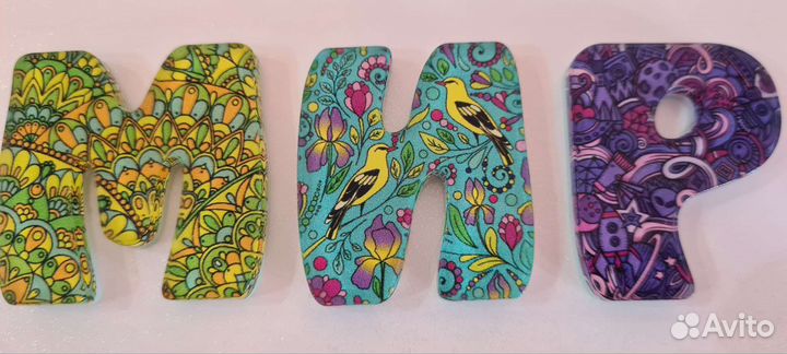 Счастливая азбука магнитная