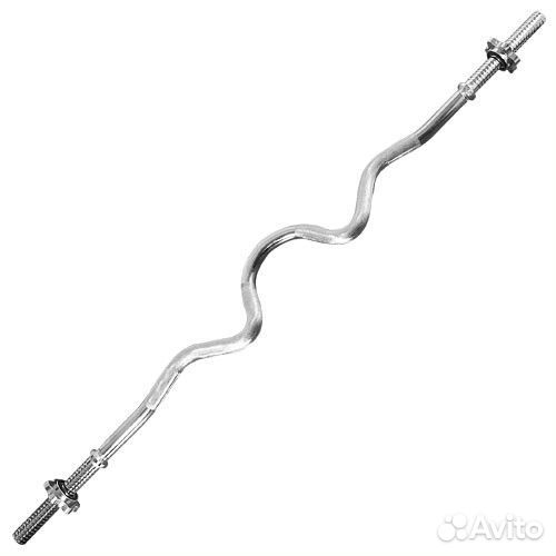 Гриф для штанги torres 120 см, EZ-образный, сталь