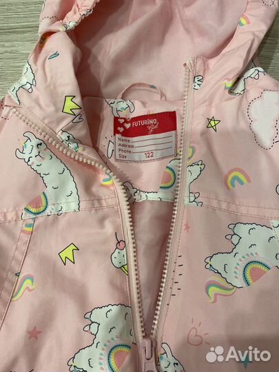 Куртка для девочки 122