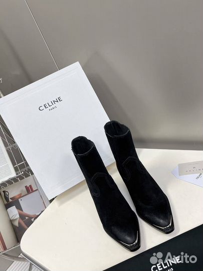 Ботильоны Celine Cruiser Chelsea Черные