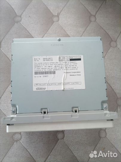 Штатная магнитола Toyota Premio