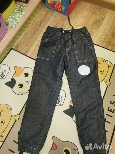 Джинсы утеплённые для девочки
