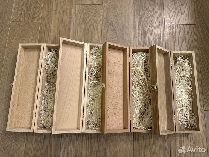 Деревянная Коробка для вина