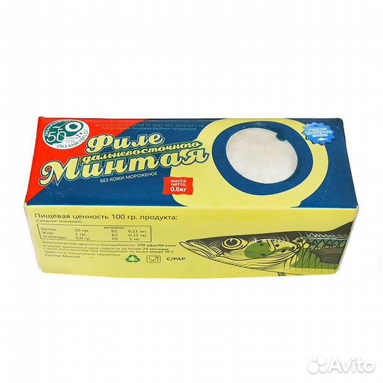 Минтай филе 600г