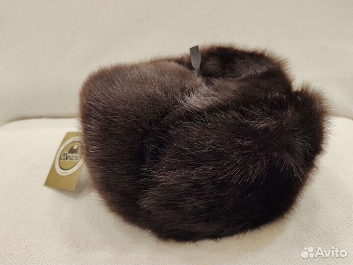 Шапка-ушанка мужская бельковая, р. 57-58