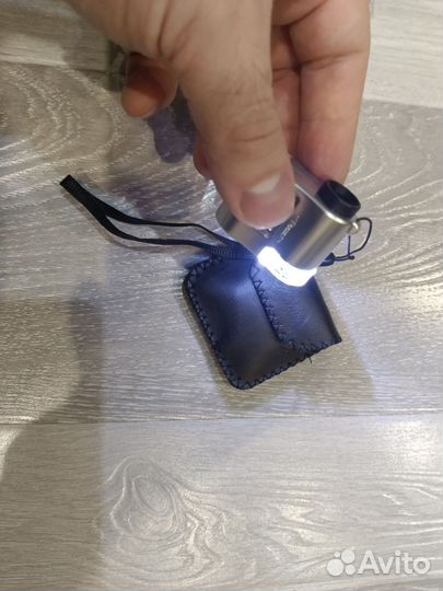 Настоящий Микроскоп 100 х карманный брелок