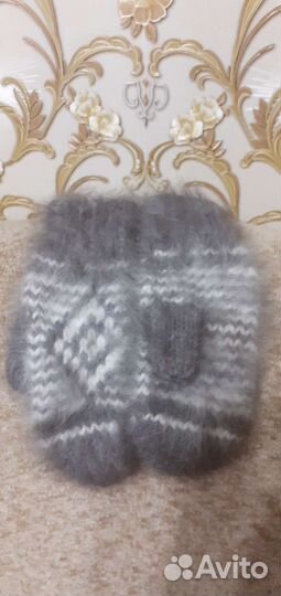 Варежки из собачьег пуха