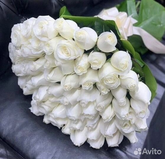 Розы белые Цветы Омск Доставка