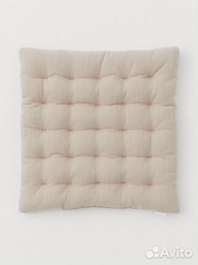 Hm home подушка на стул льняная