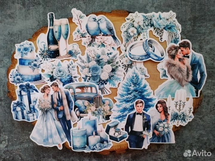 10 разных наборов высечек для скрапбукинга