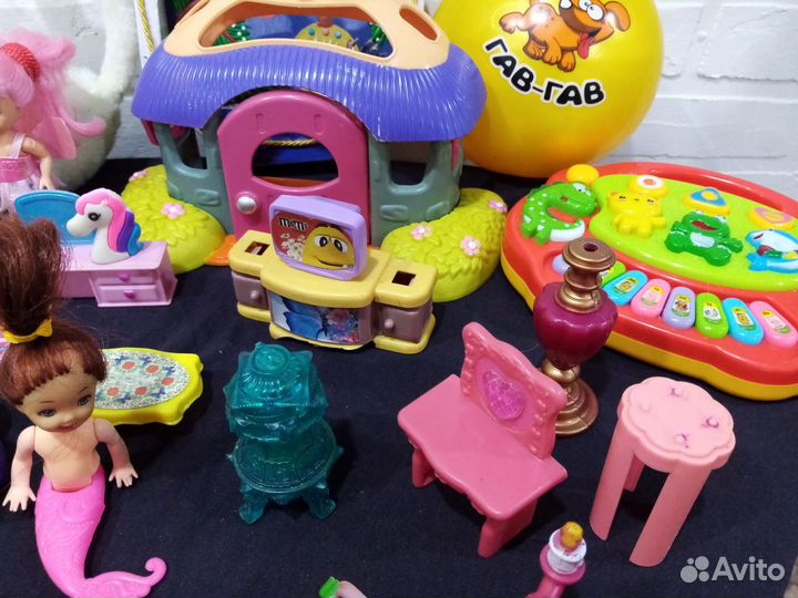 Игрушки пакетом для девочки