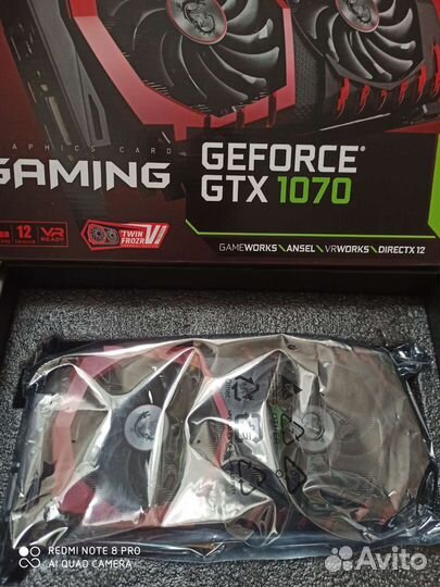 Gtx 1070 8gb msi gaming