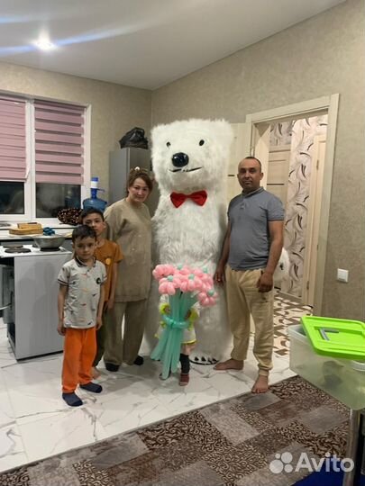 Белый медведь Умка поздравление