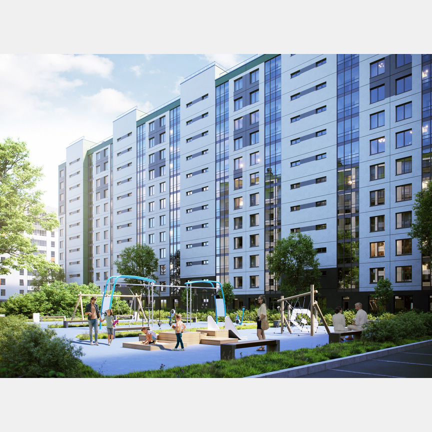 2-к. квартира, 61 м², 4/12 эт.