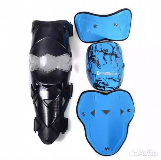 Мото наколенники шарнирные Chost Rasing