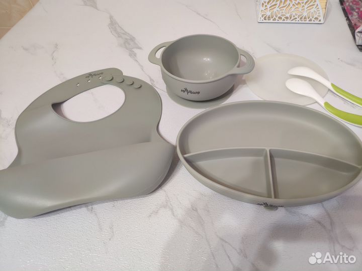 Силиконовая посуда для малышей