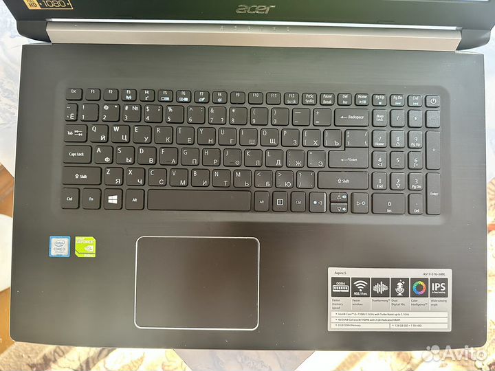 Acer С большим IPS Full HD 17.3