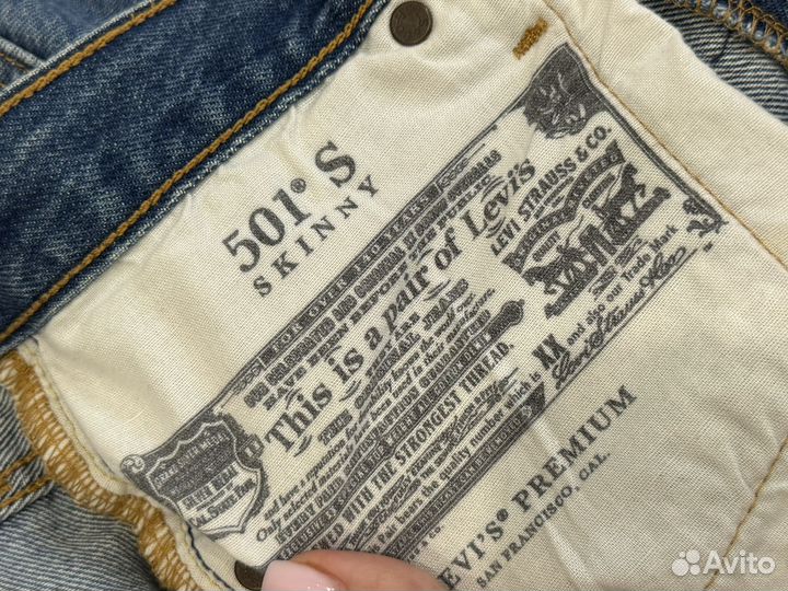 Женские джинсы levis 501