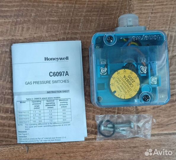 Реле давления Honeywell C6097A2200