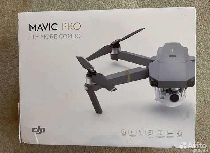 Коптер dji mavic pro platinum fly combo
