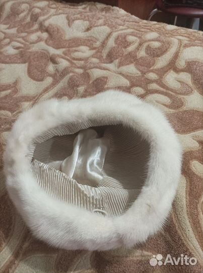 Берет женский норковый