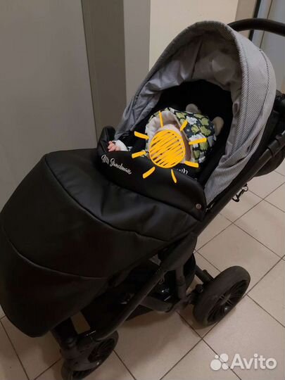 Коляска 2 в 1 Mr.Sandman Apollo
