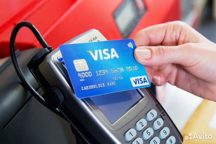 Оплата зарубежных сервисов, товаров Visa Matercard